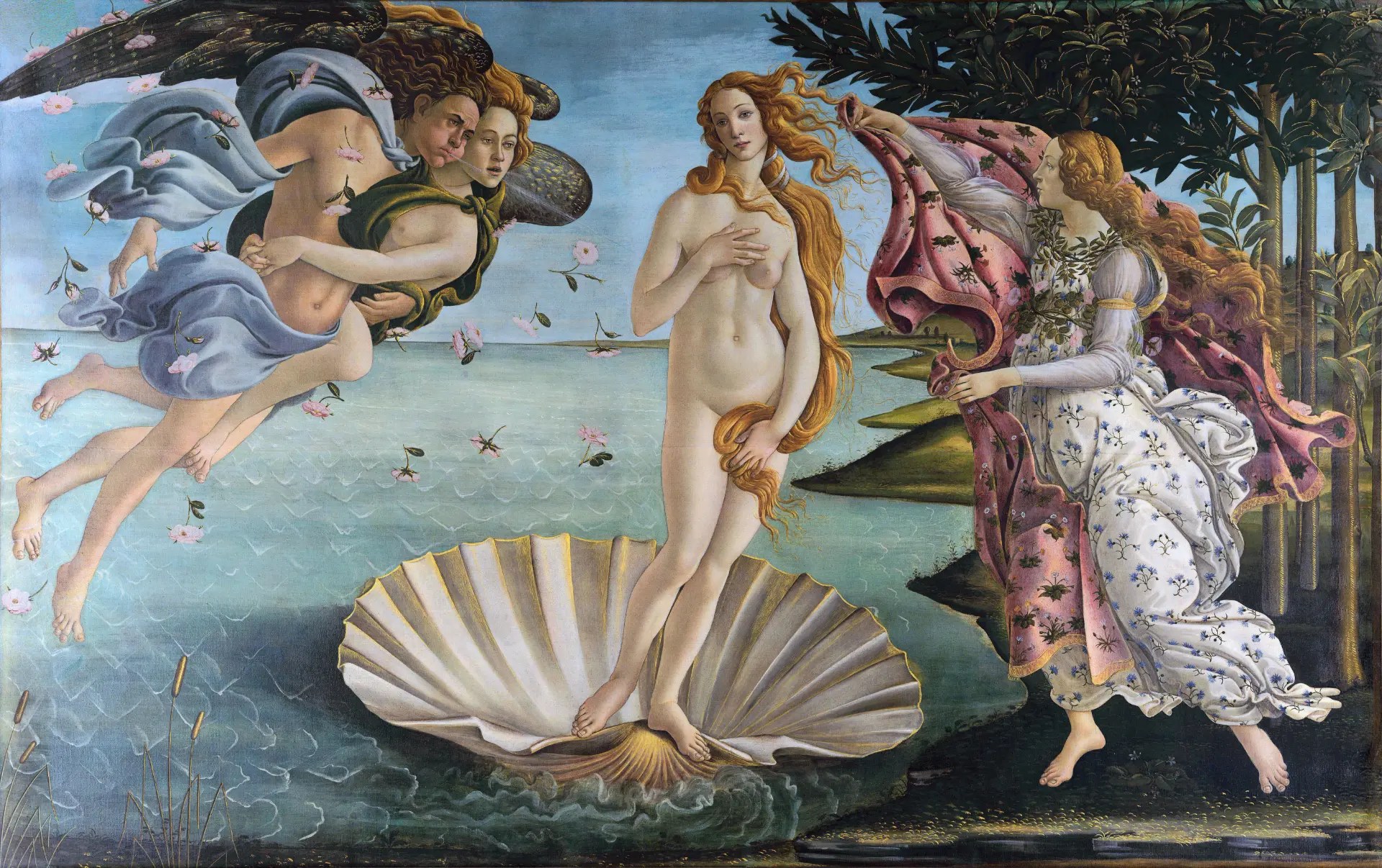 O Nascimento de Vênus — Sandro Botticelli, c. 1485